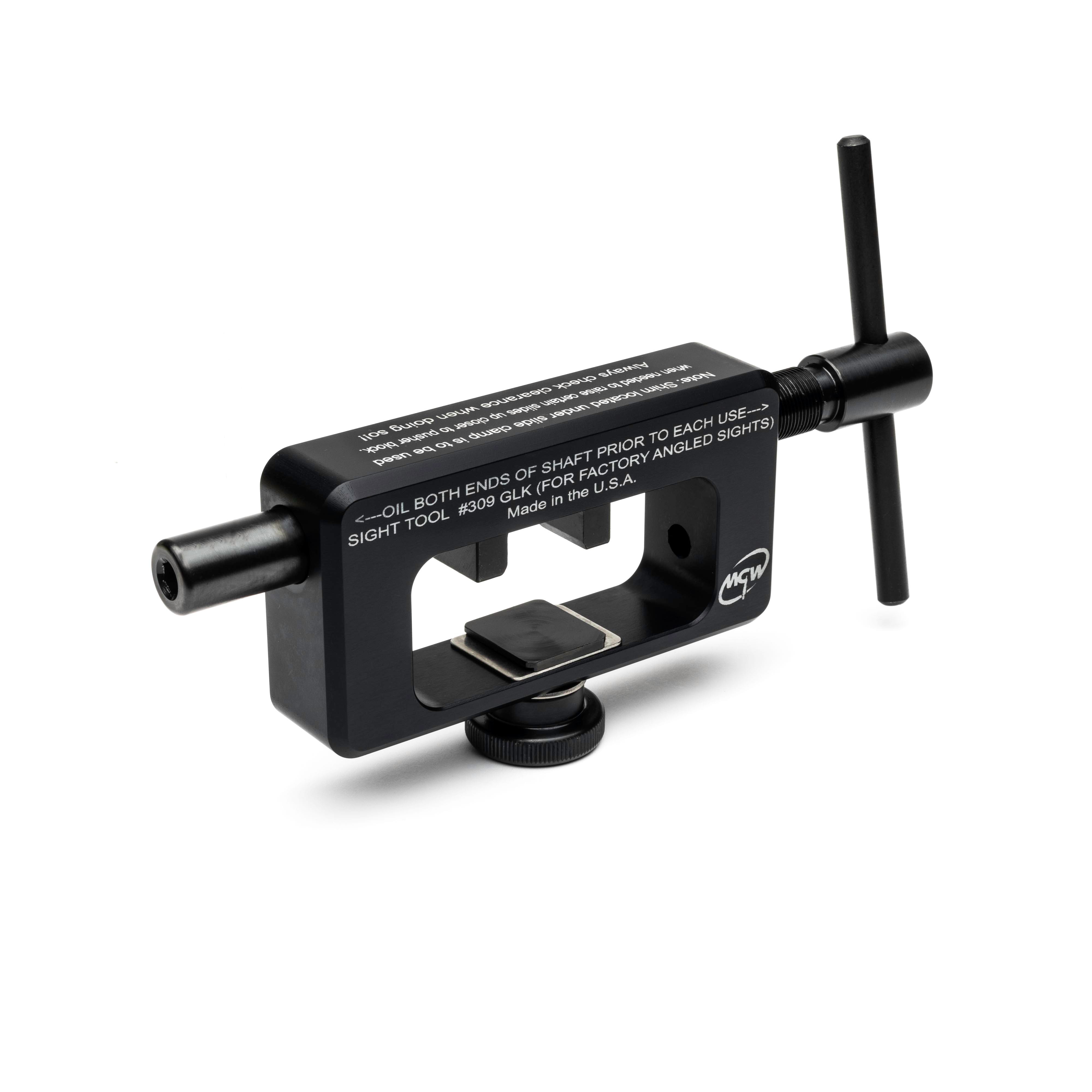 Glock-compatible rear sight tool